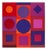 Granat Silkscreen Print from Victor Vasarely's Lapidaire Portfolio, 1966 For Sale