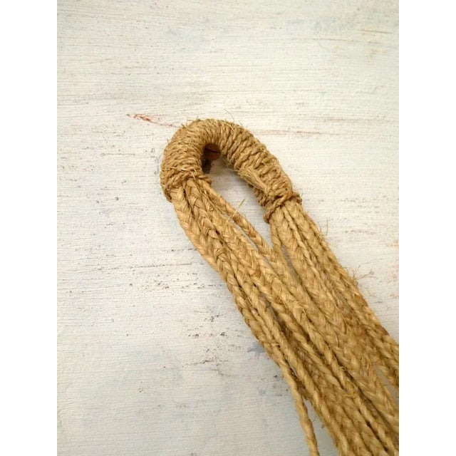 Large Banana Leaf and Sisal Hammock, 1970s For Sale - Image 4 of 6