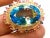 Bochic "Orient" Vintage Multi Sapphire, Topaz & Diamond Ring Set 18K Gold & Silver For Sale - Image 16 of 18