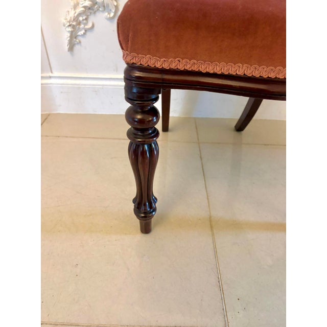 Antique Victorian Mahogany Dining Chairs with Tulip Legs, 1860, Set of 6 For Sale - Image 4 of 13