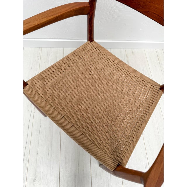 Vintage Danish Teak Dining Armchair Model 56 by Niels Otto Møller from J.L. Møllers, 1960s For Sale - Image 6 of 8
