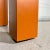 1970's Hermes Orange Laminate Parsons Console Table For Sale - Image 9 of 9