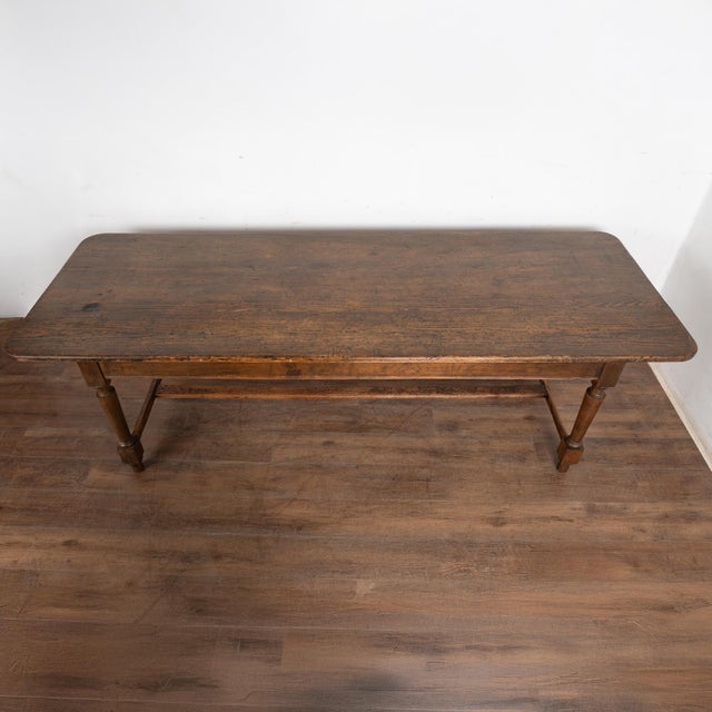 French Provincial 19th Century French Oak Refectory Table For Sale - Image 3 of 14