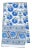 Janvi Tablecloth for 10-Seat Table in Blue For Sale