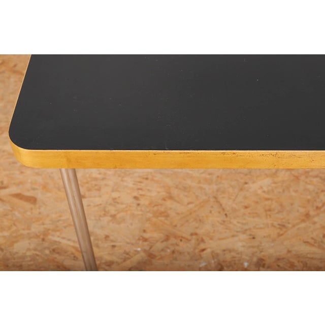 Worktable in Chrome-Plated Metal Tubing and Wooden Top by Marcel Breuer for Wohnbedarf, 1928 For Sale - Image 5 of 15