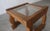 Wood Vintage Pair of Rustic European Pine Craftsman Side Tables For Sale - Image 7 of 8
