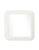 Contemporary Fleur Home Carnival Krewe Square Mirror in White Dove, 24x24 For Sale - Image 3 of 3