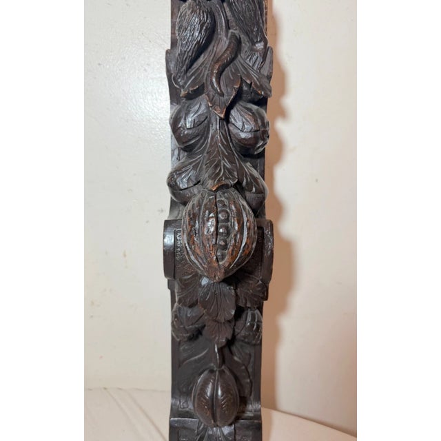 Large Antique 1800's Figural Monkey Sculpture Architectural Salvage Wall Statue For Sale - Image 9 of 15