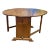 18th Century Italian Drop Leaf Walnut Round Dining Table For Sale