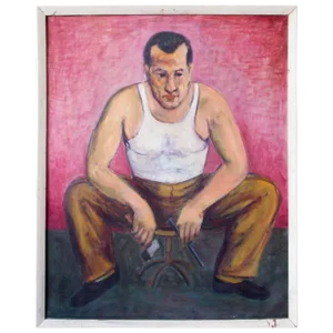 "The Sculptor at Rest" Painting by Maurice Glickman