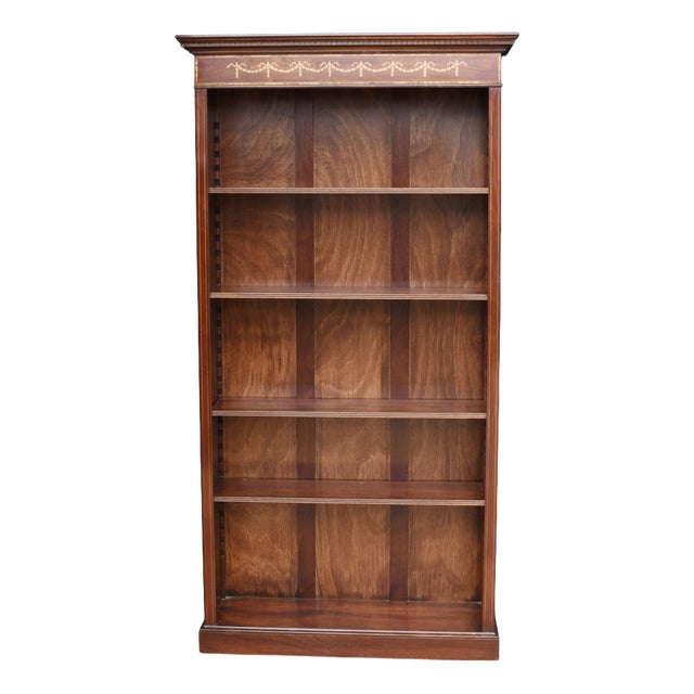 Sheraton Open Front Bookcase Inlay For Sale