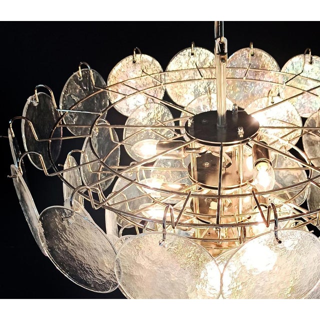Space Age Murano Chandelier, 1980 For Sale - Image 10 of 16