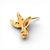 Mid 20th Century Vintage Brooch E. Wolfe and Co Signed and Numbered 18k Gold For Sale - Image 5 of 6