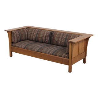 Stickley Mission Oak Prairie Sofa For Sale
