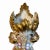 Rococo Antique 19th Century Royal Vienna Style Triple Folate Porcelain Wedding Vase For Sale - Image 3 of 9