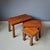 Brutalist Oak Nesting Tables, 1970s, Set of 3 For Sale - Image 6 of 8