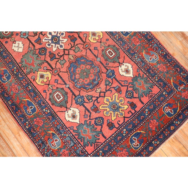 Textile Antique Zabihi Collection Persian Scatter Rug - 3'7" x 6'1" For Sale - Image 7 of 7