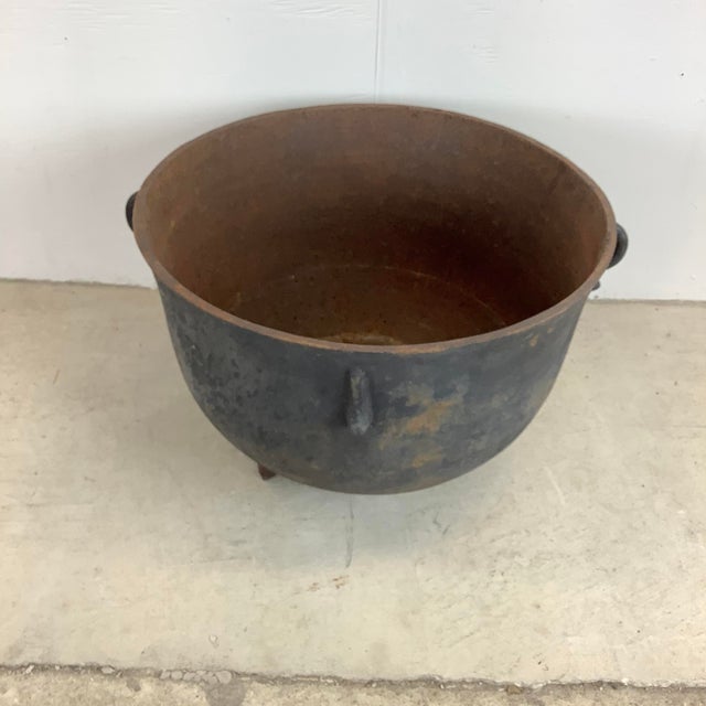 Antique Cast Iron Cauldron, Urn, Planter, or Pot Chairish