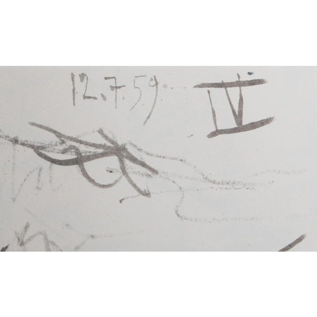 Toros y Toreros 16a Pablo Picasso Year: 1959 Medium: Lithograph Edition: N/A Size: 7 x 10 in. (17.78 x 25.4 cm) Framed...