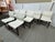 Joseph Jeup Sculpted Trestle Dining Table + X Back Dining Side Chairs, Set For Sale - Image 10 of 11