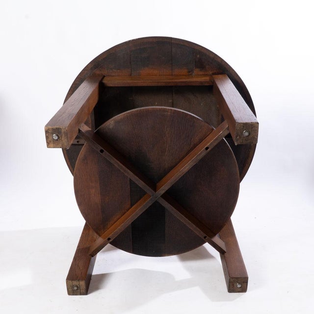 Early 20th Century Mission Oak Table For Sale - Image 9 of 11