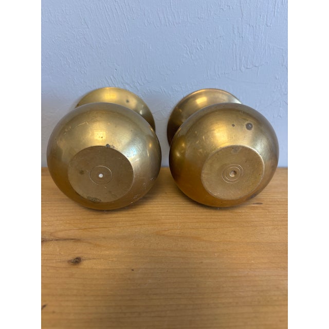 Mid 20th Century Vintage Brass Vessels - A Pair For Sale - Image 5 of 6