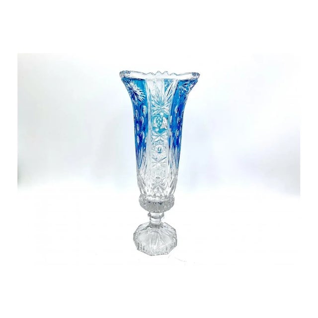 German Glass Vase by Huta Anna, 1970s, in Very Good conditions. Designed 1970 to 1979 I have official proof of...