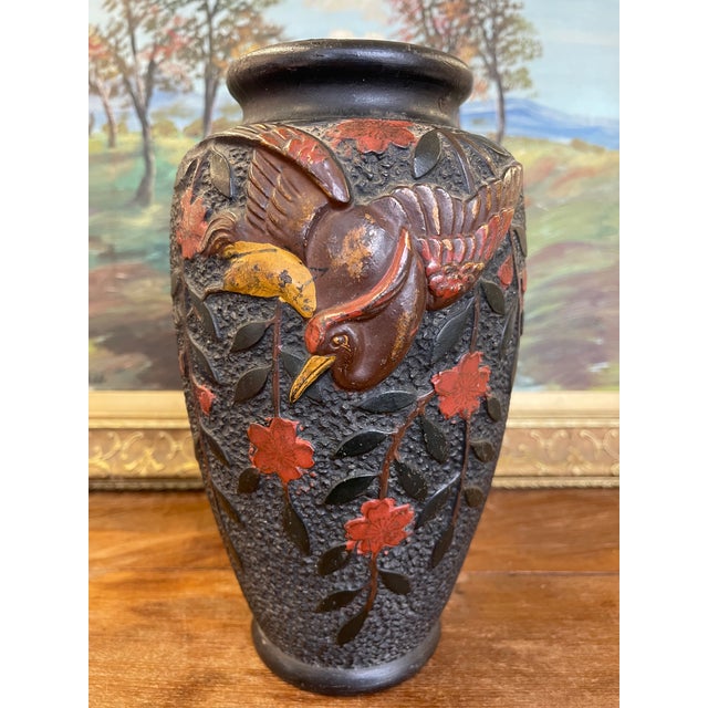 Vintage Neoclassical Style Coffee Table With Removable Glass Top, Curved Saber Legs and Floral Inlay Accents For Sale - Image 11 of 11