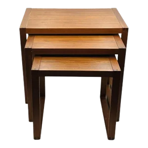 1960s Danish Modern Nesting Tables - Set of 3