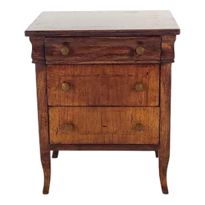 Miniature Italian Inlaid Chest, Circa 1900