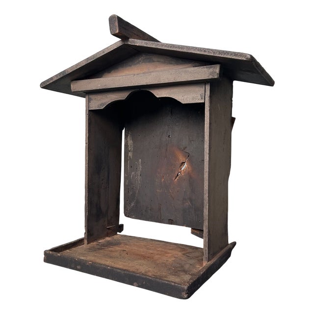 Japanese Kamidana Antique Shinto Wooden Shrine For Sale