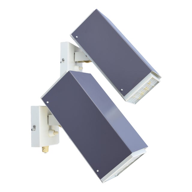 Wall Lamps by Preben Dahl for H.F. Belysning, Denmark, 1960s, Set of 2 For Sale