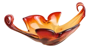Mid-Century Sommerso Murano Glass Bowl, Italy, 1960s
