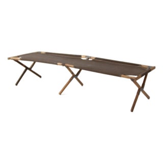 Vintage Byer Folding Campaign Style Camp Cot For Sale