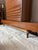 American of Martinsville "Dania" Walnut Modular Bench and Desk/Bar Cabinet Attachment by Merton Gershun For Sale - Image 12 of 12