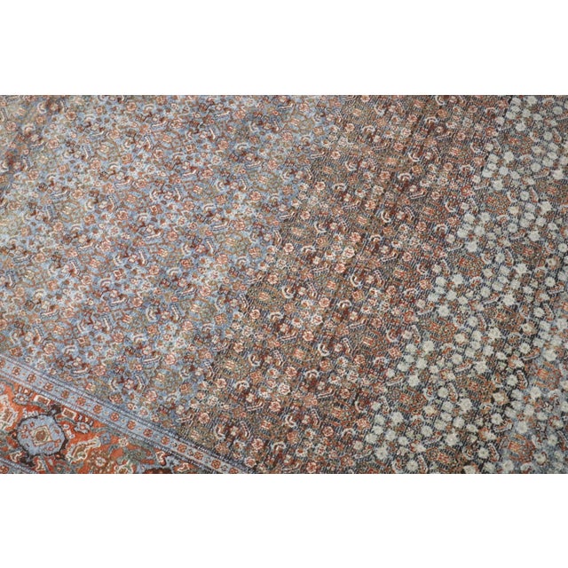 Persian Antique Persian Senneh Gallery Rug - 5'8" x 10'6" For Sale - Image 3 of 9