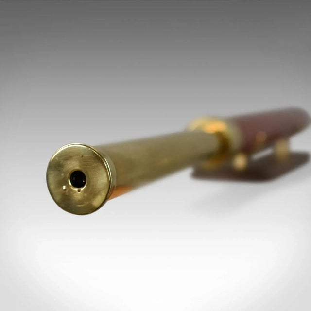 Early 19th Century 1820 Cary London Single Draw Refractor Antique Telescope For Sale - Image 5 of 8