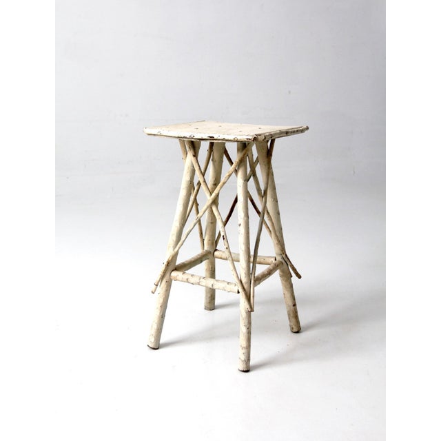 Antique Adirondack Twig Side Table For Sale - Image 6 of 17