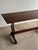 Traditional Vintage Old World Refectory Oak Trestle Dining Table For Sale - Image 3 of 17