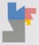 A 1995 serigraph print, titled "Konstruktion and Intuition," by the German artist Anton Stankowski (1906-1998). This print...