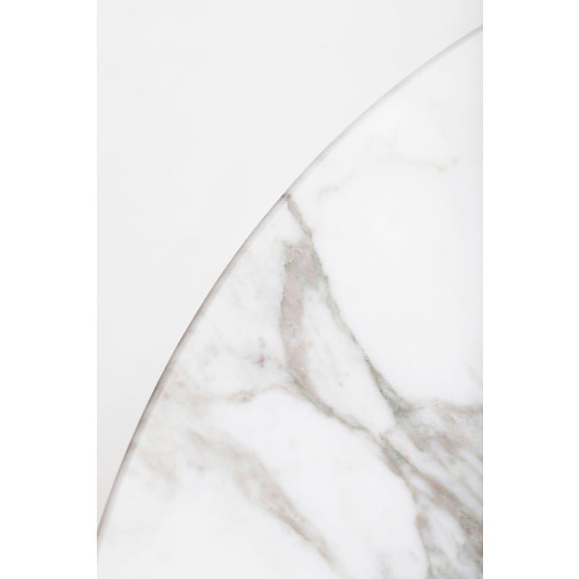 Ninna Round Table in Ash with Marble Top by Carlo Contin for Adentro For Sale - Image 4 of 11