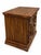 Spanish Revival 1970s Spanish Mediterranean Revival Carved Pecan Two-Drawer Nightstand For Sale - Image 3 of 6