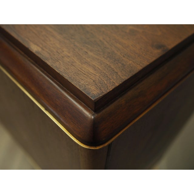 Vintage Danish Walnut Highboard, 1960s For Sale - Image 15 of 16