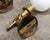 Gold Vintage Brass Wall Sconces from Maison Jansen, 1950s, Set of 2 For Sale - Image 8 of 9
