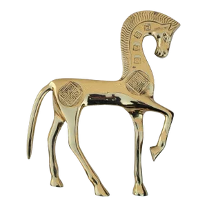 Mid-Century Stylized Trojan Horse Sculpture