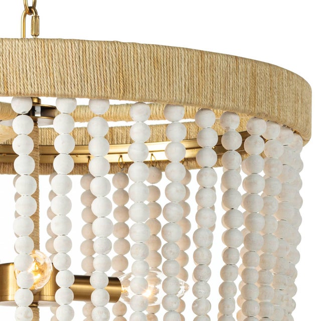 Regina Andrew Milo Steel Chandelier, White For Sale In Detroit - Image 6 of 8
