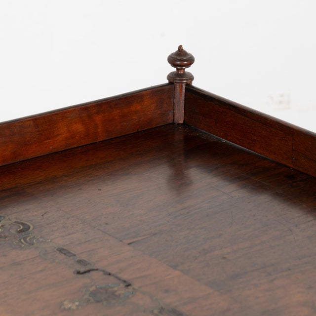 19th Century Inlaid Mahogany Ladies Writing Desk, Denmark For Sale - Image 6 of 11
