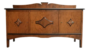 Swedish Neoclassical Biedermeier Revival Buffet Sideboard Credenza Server