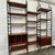 Floor-to-Ceiling Iron and Mahogany Bookcase, 1960s, in Restored conditions. Designed 1960 to 1969