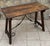 Early 20th Century Spanish Table with Wrought Iron Cross Stretchers For Sale - Image 6 of 7